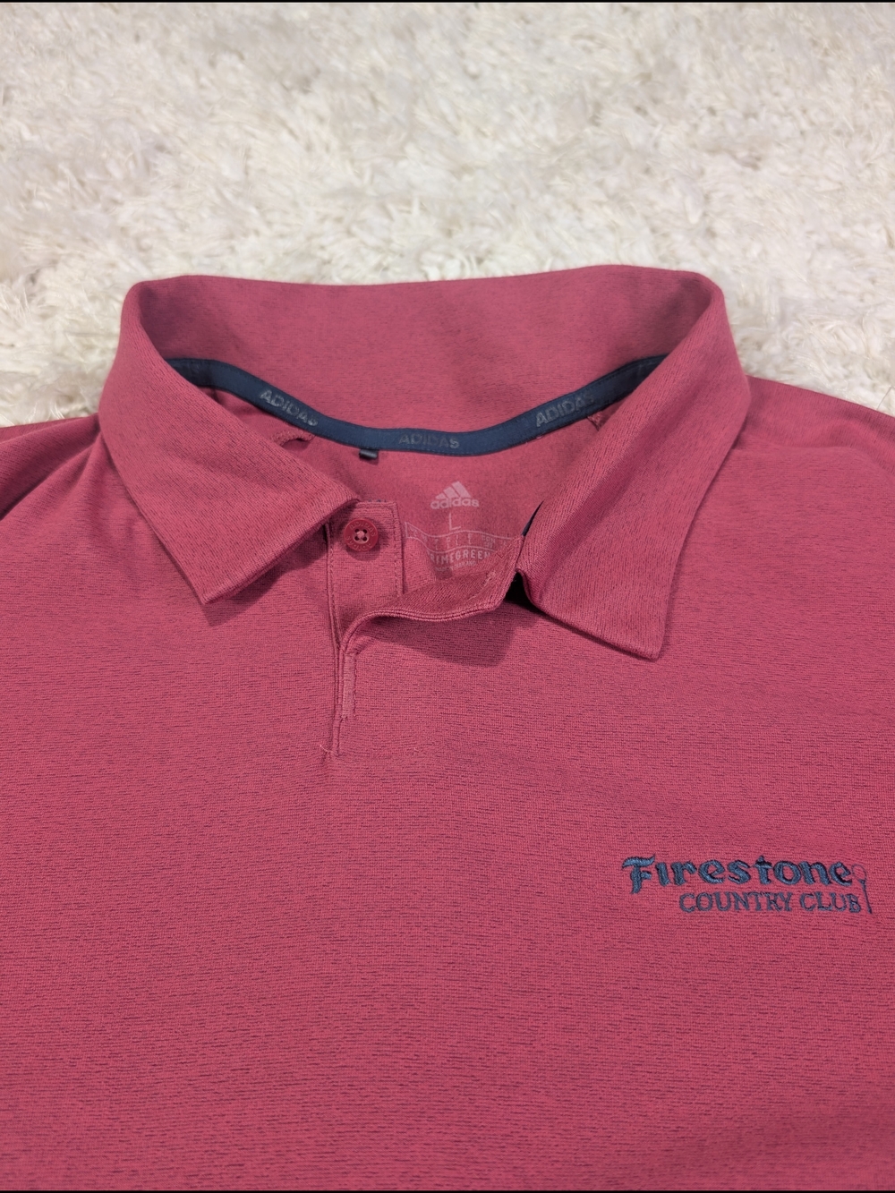 Adidas Men’s Firestone Country Club Polo - Dusty Rose
